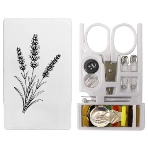 Azeeda 'Lavender' Mini Travel Sewing Kit (SE00049626)