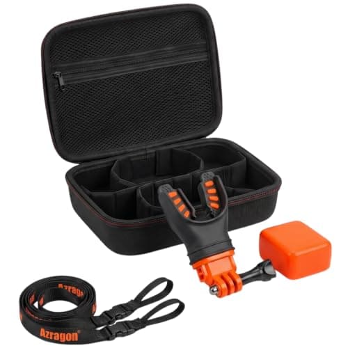 Azragon Action Camera Case & Mouth Mount Kit for GoPro DJI Insta360