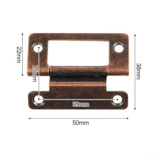 Iron Folding Hinges 2PCS Silent for RV Doors(Silver) — view 4