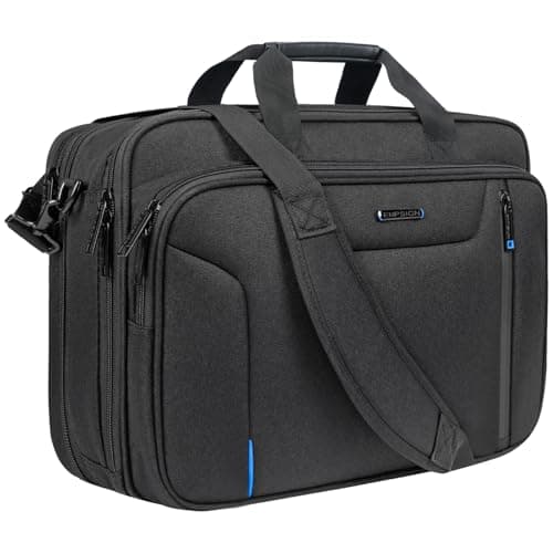 EMPSIGN Laptop Bag Briefcase for Men Women, 17.3 Inch Messenger Bag