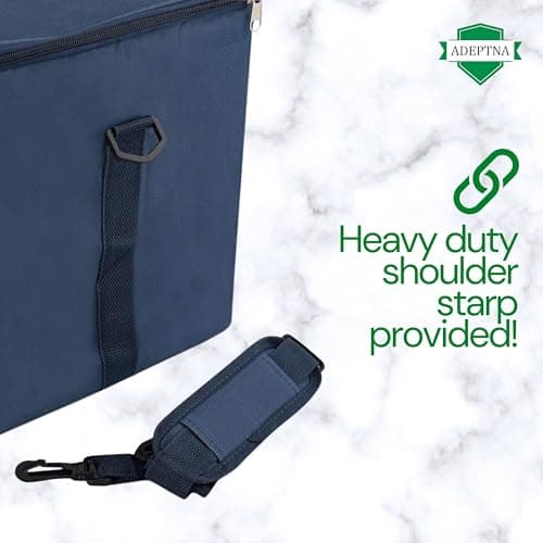 ADEPTNA Portable Lightweight Extra Large 30 Litre 60 Can Insulated Cooler Cool Bag Collapsible - BBQ Picnic Camping Festivals — view 5