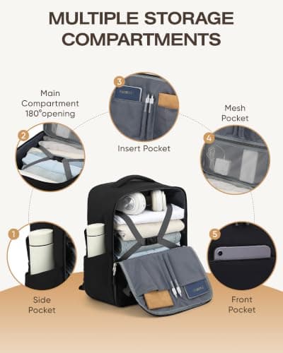 Hayayu for Ryanair Cabin Bags 40x30x20 Underseat — view 5