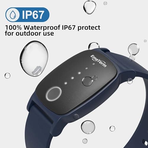 EmeTerm Explore Anti-Nausea Wristband IP67 Waterproof Morning Motion Travel Sickness Vomit Relief Rechargeable Classic Strap Design Drug Free Without Side Effects - Extra 2pack Conductive Gel — view 2