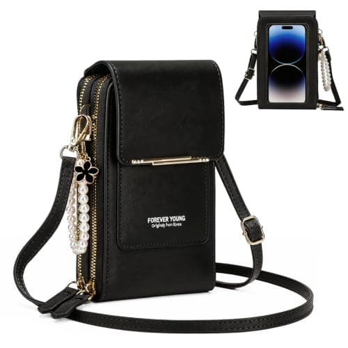 Touch Screen Crossbody Phone Bag for Women Anti Theft Crossbody Bag Purse