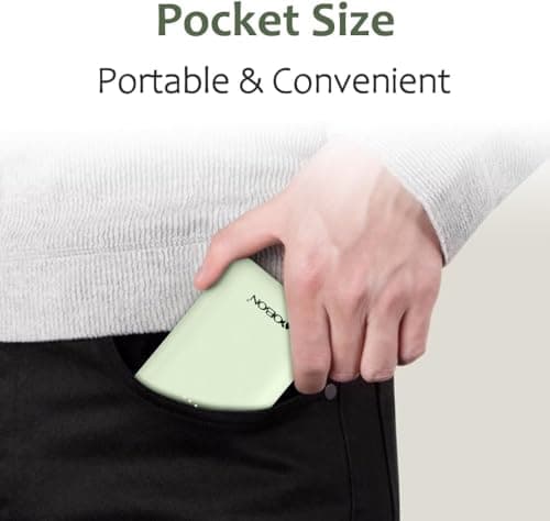 Mini Power Bank Fast Charging 10000mAh Battery Pack USB C Input & Output Portable Charger Portable Battery Bank Compatible with iPhone Smartphones Tablet and More (Green) — view 6