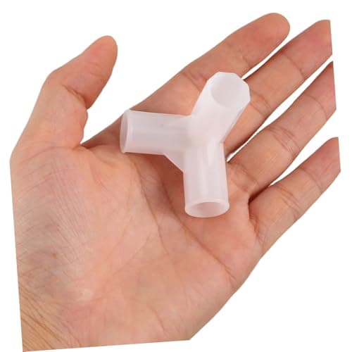 YUYUETIME 10pcs Sturdy Shoe Rack Connector with Closet Rod Tee Joint, 3-way Plastic Wardrobe Connection for Canvas Wardrobe and Dryer, Universal Compatibility with Sturdy Support, for Home — view 4