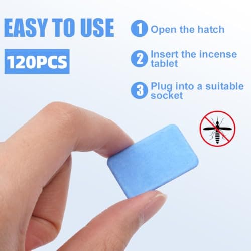 AOOWU Electric Mosquito Repellent Tablet, 120 Mosquito Killer Tablets — view 3