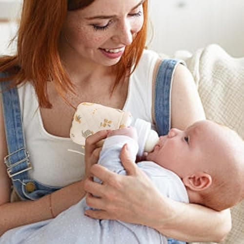 Insulated Baby Bottle Bags | Baby Bottle Cover | Baby Bottle Warmer Bag | Toddler Feeding Bottles Covers | Baby Bottle Protectors | Milk Bottle Insulation Cover | Non Slip Warmer Sleeves, 150ml, Refer — view 4