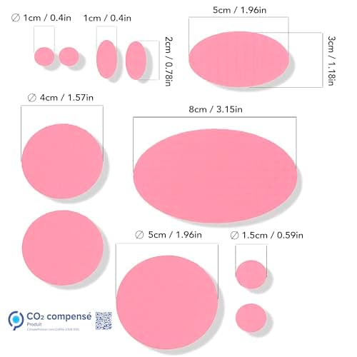 aZengear Self-Adhesive Repair Patches (30+ Colours) for Down Jackets, Puffer Coats, Tents, Upholstery - Waterproof, Tear-Cold-Heat-Resistant Nylon Polyester Fabric (11 Pcs, Pink) — view 3