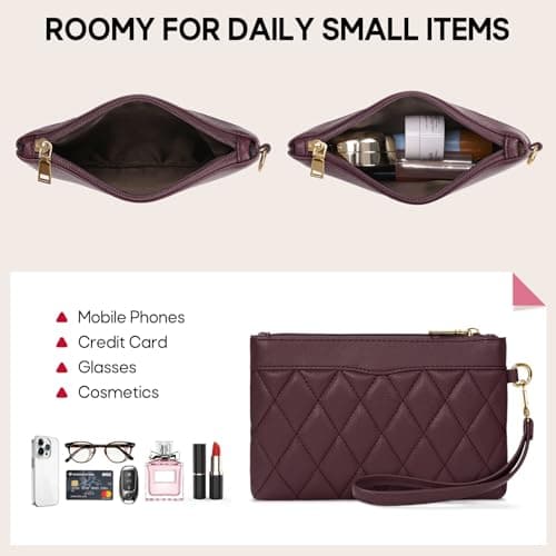 RAINSMORE Laptop Handbags for Women 15.6 Inch Ladies Work Bags with Compartments, PU Leather Laptop Tote Bag Waterproof Large Handbag Shoulder Bag for School Office Business — view 6
