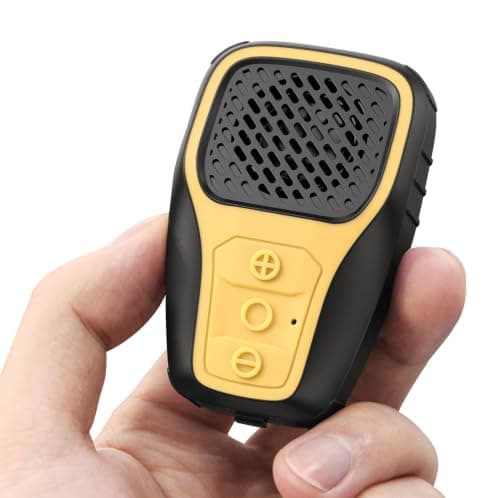 Inwa Wearable Bluetooth Speaker, Clip-on Wireless Portable Speakers, IP67 Waterproof Clip Speaker, Built-in Mic for Hands-Free Music/Calls, Mini Speaker for Work/Home/Outdoor