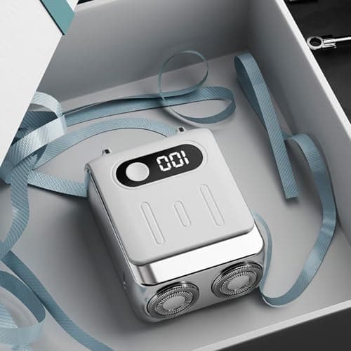 Ksikdeg Portable Electric Shaver for Men Quiet Small Travel Trimmer with Digital Display Efficient Shaving Tool Travel — view 4