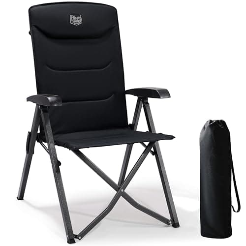 TIMBER RIDGE Camping Chair for Adults Folding Reclining High Back 150kg