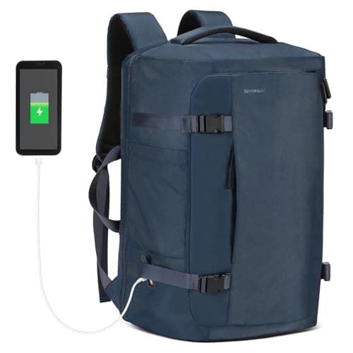 SUIKIHUM Travel Backpack,Carry on Backpack TSA Flight Approved Daypack 40L