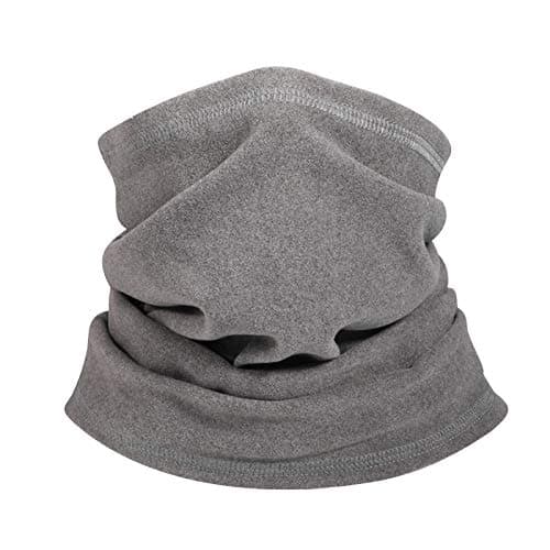 TAGVO Winter Thermal Neck Warmer Scarf, Soft Polar Fleece Thick Unisex Neck Gaiter Elastic Multifunctional Balaclava Windproof Skiing Neck Tube Ear Warmer Balaclava Hood Mask for Outdoor Sports
