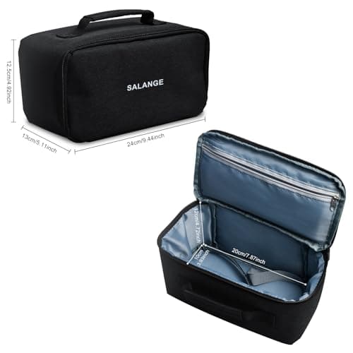 Eroshoo HY300/HY320 Projector Bag Case,Mini Projector Portable Carrying Case for Outdoor/Home,with Accessories Storage Pockets for Most Projectors Carry Case,Waterproof/Shockproof Protable Case Cover — view 2