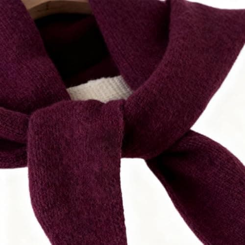 Triangle Scarf - Wool Fashionable | Soft Shawl Wraps With Lightweight Texture, Daily Commute Layering, Outdoor Travel Beach Winter Accessory, Wool Warm Scarf | Women Seasonal Wardrobe — view 4