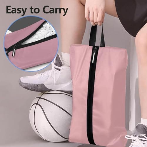 Shoe Bags for Travel with Zipper, Shoe Organiser for Trainers, Gym — view 6