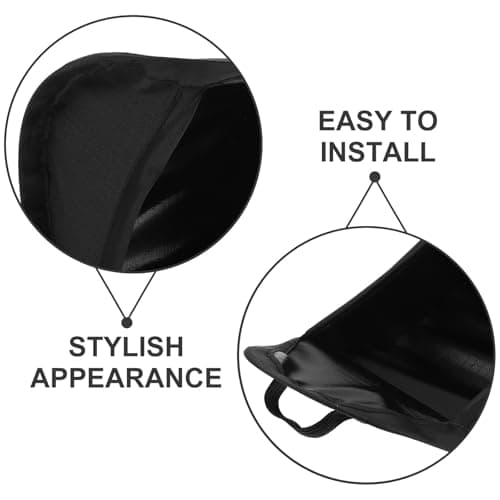 BETOOKY Car Phone Sun Blocking Umbrella with UV Protection, Sun Shade Cover and Glare Protector, Dashboard Mount Phone Stand for Bike and Motorcycle, Made of Sunblocking Fabric with Rubber — view 3