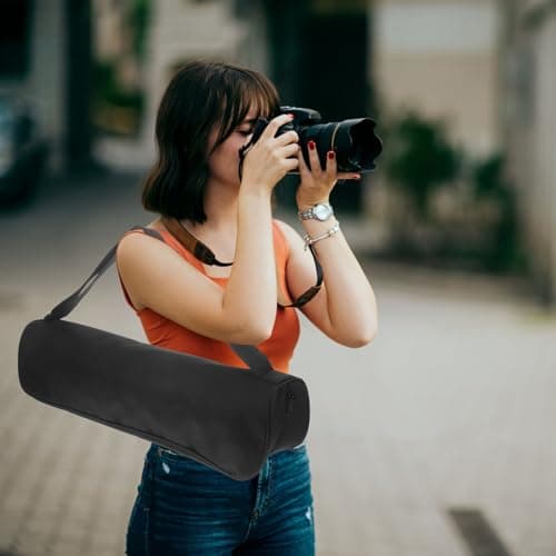 SHINEOFI Light Comfortable and Carrying with Spacious Compartments for Stand Bag Tripod Carrier Nylon Material Weekend Photography Equipment Suitable for Outdoor Travel Trips — view 6