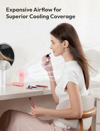 Aecooly Slim Handheld Fan,Thin Portable Fan,USB Rechargeable — view 5