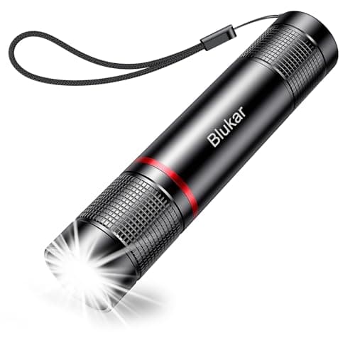 Blukar LED Torch Rechargeable, 2000L Super Bright Adjustable Focus Torches