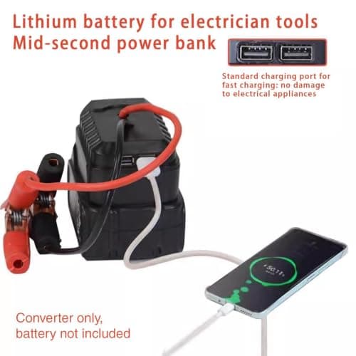 Car Battery Jump Starter Pack, Car Starting Power Converter, Auto Battery Booster Pack, Vehicle Jump Starter Power Bank Solar, Emergencys Vehicle Booster Kit — view 6