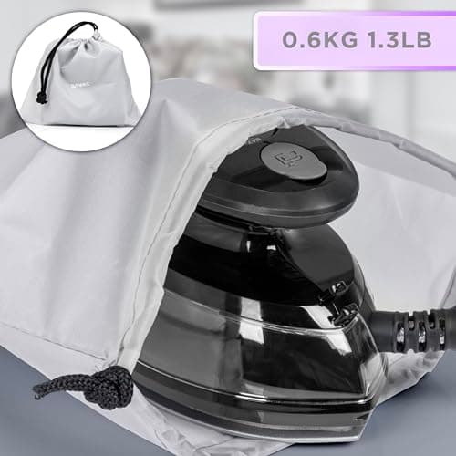 Duronic Travel Iron SI3 BK 400W Mini Irons with Dual Voltage, Variable Temperature Portable 35ml Black Steam Iron for Holiday Quilting Crafts Compact Design for Travelling — view 6