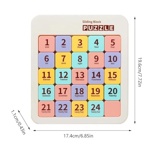Slide Number Puzzle - Magnetic Sliding Number Brain Teaser | Educational Brain Teasers Toys - for Adult, Boys, Girls, Home, Travel, Camping, School, Birthday, Festival — view 5