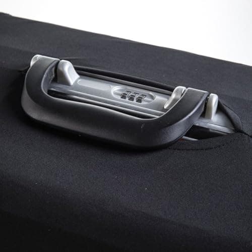 Treer Suitcase Covers for Luggage 18-32 Inches, Elastic Luggage Covers for Suitcases Medium Large Lightweight Washable Dustproof Protectors with Zipper Anti-Scratch (Artistic Quicksand 10,M) — view 3