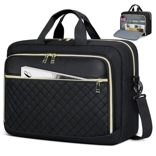 NEWHEY Laptop Bag for Women 17.3 inch Large Briefcase Teacher Work Bag