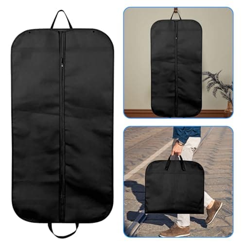Suit Bags for Men, 2PCS Full Zipper Garment Bag, 60x120cm Suits Cover — view 5