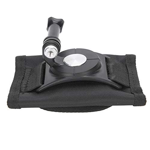 SparkFeng Universal 360 Degree Rotary Motion Camera Backpack Clip Mount Adapter, Adjustable Sports Camera Bracket with Canvas Base, for and Other Action Cameras — view 6