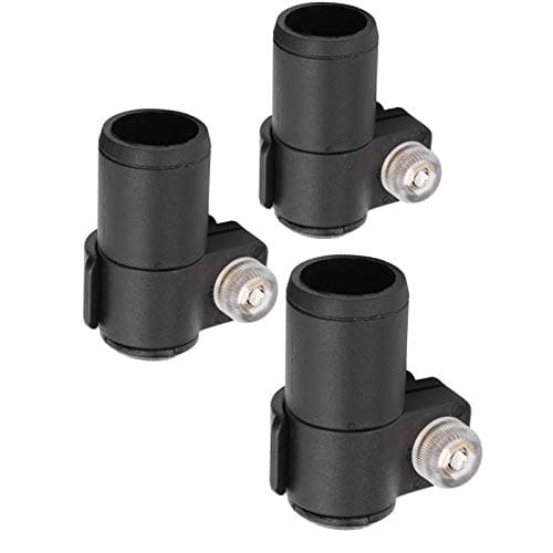 Climbing Stick Pole External Lock, 3Pcs Adjustable Outdoor Leisure Trekking Flip Hiking Sticks Lock 16 18 14mm Wear Resistant Replacement Walking Accessories for Mountaineering Backpacking Black — view 6