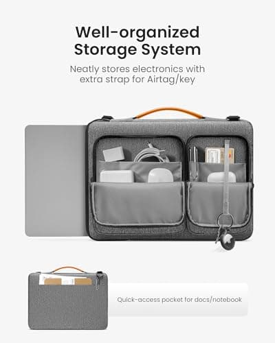 tomtoc Laptop Shoulder Bag for 15'' New MacBook Air M5/A3448 (2026) — view 5