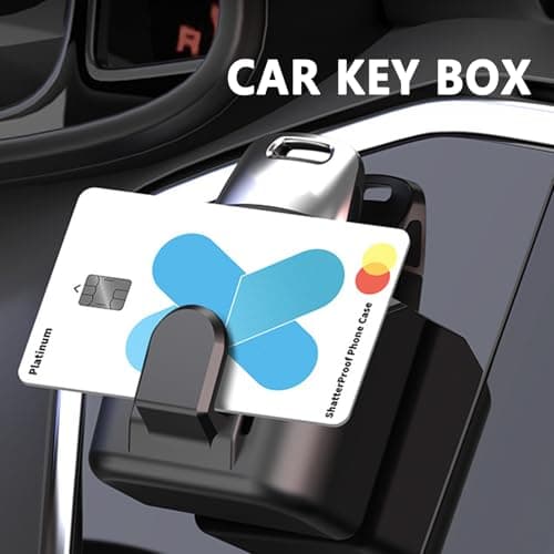 Car Dashboard Pocket - Keys Organizer - Reusable Sticky Storage Multifunctional Small Items Holder Pocket for Dashboard Door Console Women Men — view 6