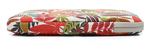 KAYOND Forest Series Pattern Water-resistant 14 inch Canvas laptop sleeve with pocket for 14 inch 14.1 inch laptop case Macbook Pro 15.4 A1707 A1990 (14-14.1 inch, white) — view 6
