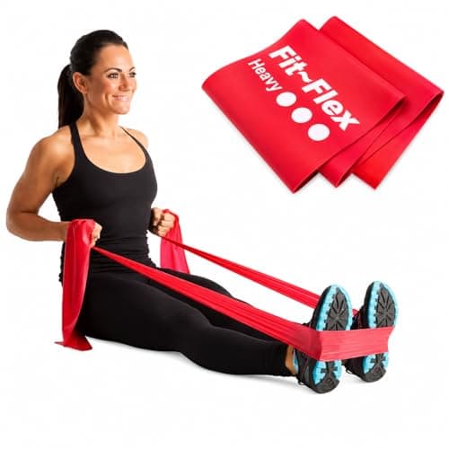 Fit-Flex Resistance Band - 2m - 3 Flex Options - Strength, Stretch, Rehab (Heavy)