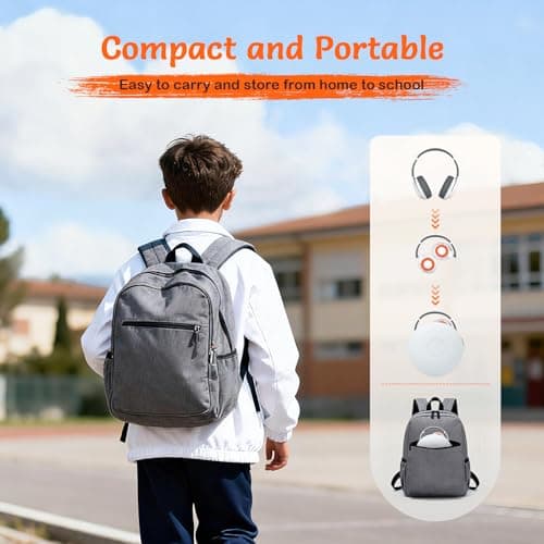 TONOSHARK Kids Headphones Wireless, Noise Cancelling Headphones for Kids — view 5