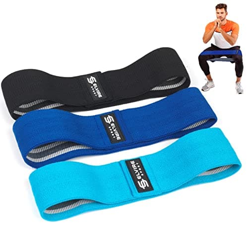 Elvire Fabric Resistance Bands for Working Out, Set of 3, Booty Exercise Band for Women, Workout Loops, Legs, Glutes, Squat