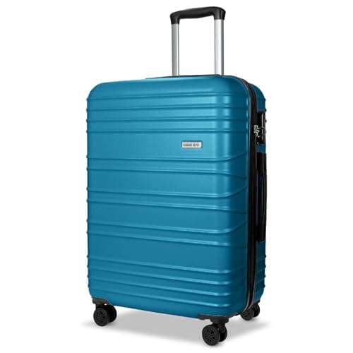 Luggage Depot 24 Inch Suitcase with TSA Lock, Spinner Wheels, Ice Blue