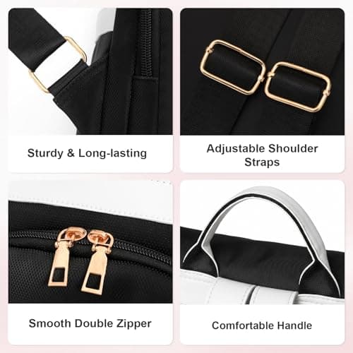 Aucuu Anti Theft Backpacks for Women, Women's Backpack, Lightweight Waterproof Ladies Rucksack, Large Casual Daypacks, Ladies Fashion Handbag, Travel Shoulder Bag for School Work Travel — view 5