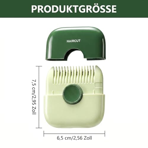 PLUSHCEWT Pack of 2 Split End Remover Comb 6.5 x 7.5 cm ABS Stainless Steel — view 2