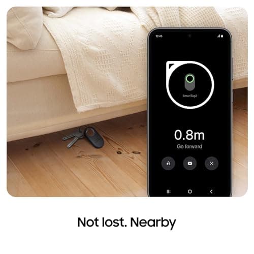 Samsung Galaxy SmartTag2 Bluetooth Tracker (1 Pack), Compass View AR, Find Lost Mode, White — view 6