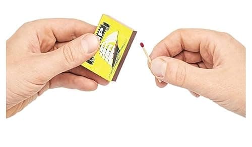 Ship Safety Matches Multipack (Pack of 8) Bulk Matchbox Household Set - Approx 256 Small Matchsticks with Side Striker Panel for Candles, Gas Cooker, Fireplace — view 4
