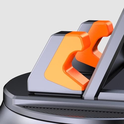 Phone Holder for Car Dashboard Adjustable Spring Clip with Rotation — view 6