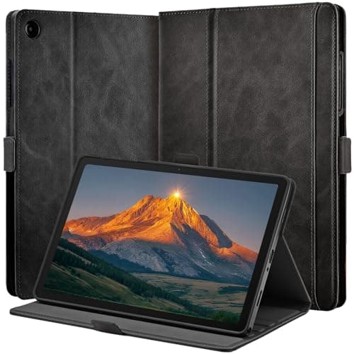 AsileCuir Case for Samsung Galaxy Tab A11+ Plus/A9+ Plus 5G 11", Black