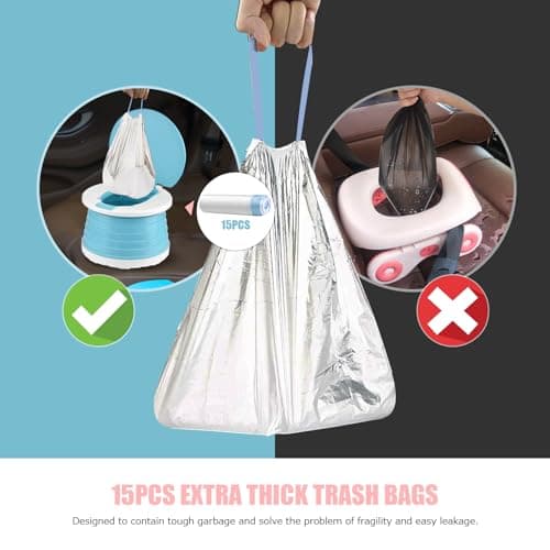 Portable Foldable Potty for Toddlers 2-in-1 Travel Potty Kids Training Toilet Seat — view 6