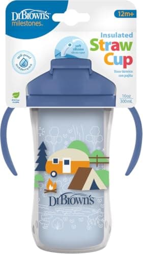 Dr. Brown's 10 oz/300 mL Insulated Straw Cup, 1-Pack