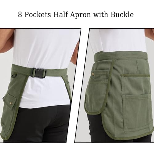 Nanxson Canvas Gardening Apron for Women Men, Garden Tool Belt — view 5